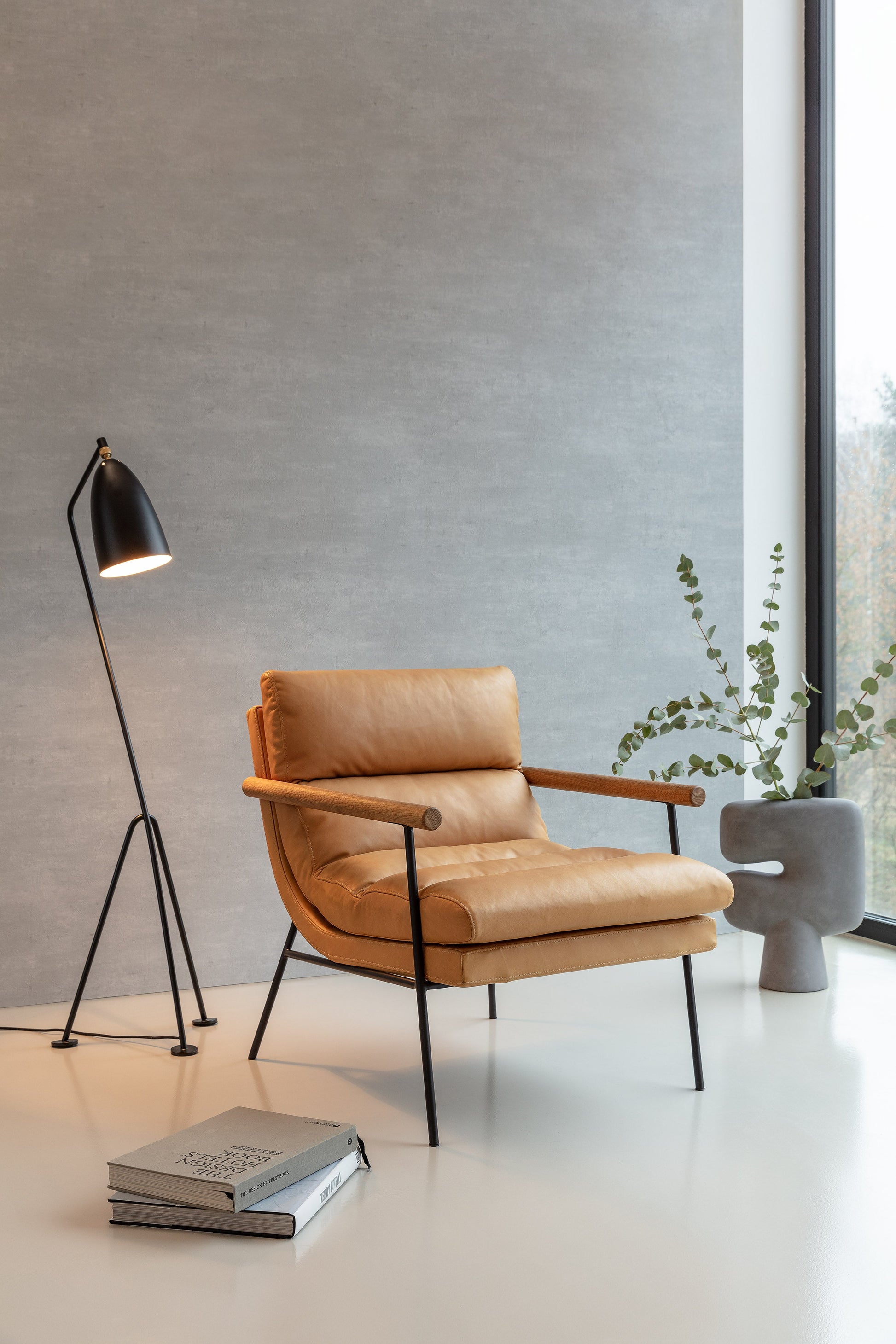 Bill lenestol skinn, en del av kategorien Lenestol - At Home Interiør