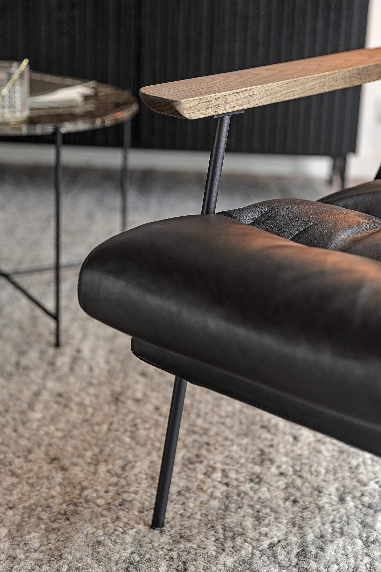 Bill lenestol skinn, en del av kategorien Lenestol - At Home Interiør