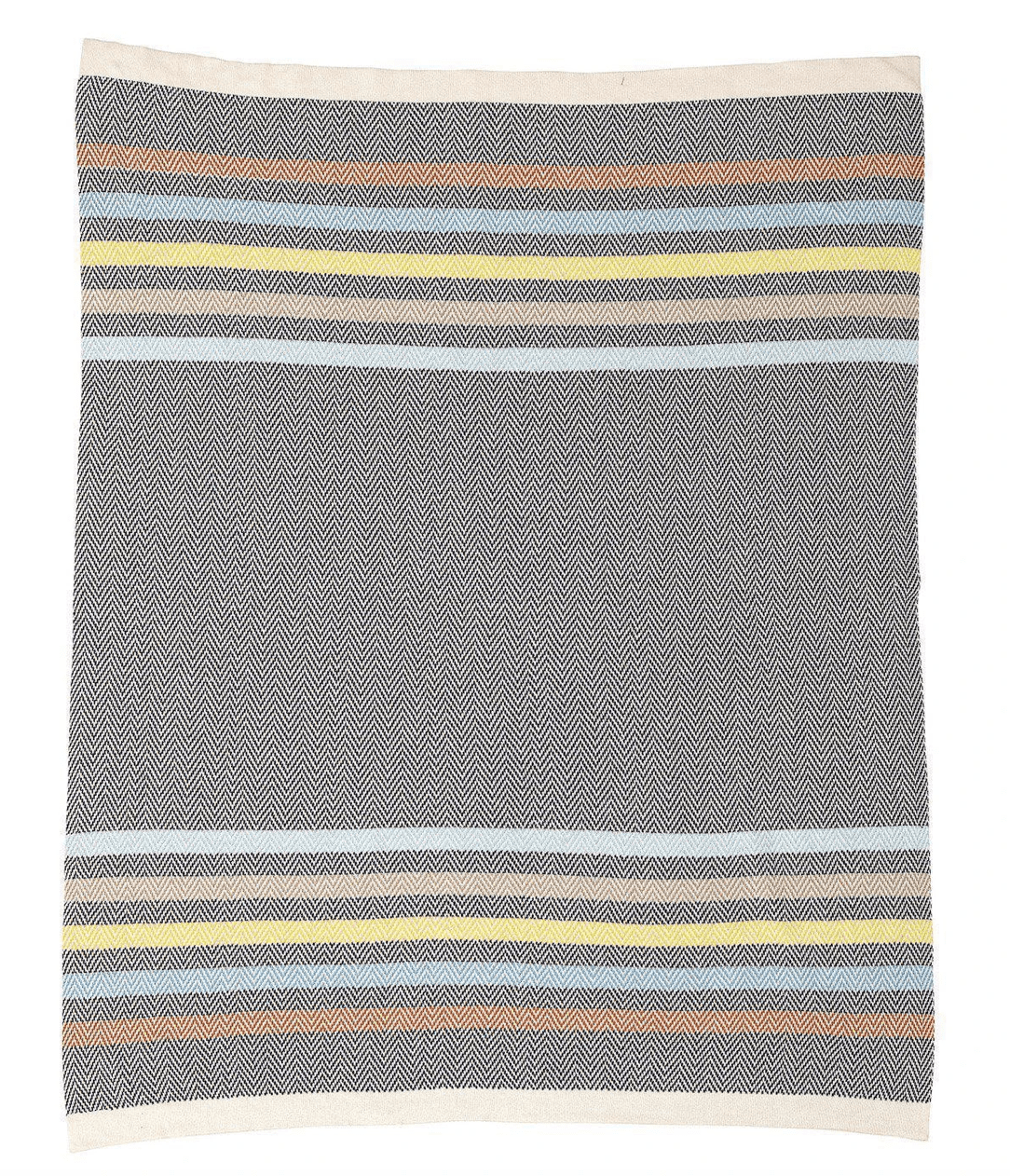 Bloomingville Blanket Rainbow striped, en del av kategorien Textiles - At Home Interiør