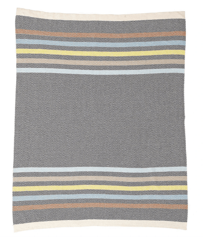 Bloomingville Blanket Rainbow striped, en del av kategorien Textiles - At Home Interiør