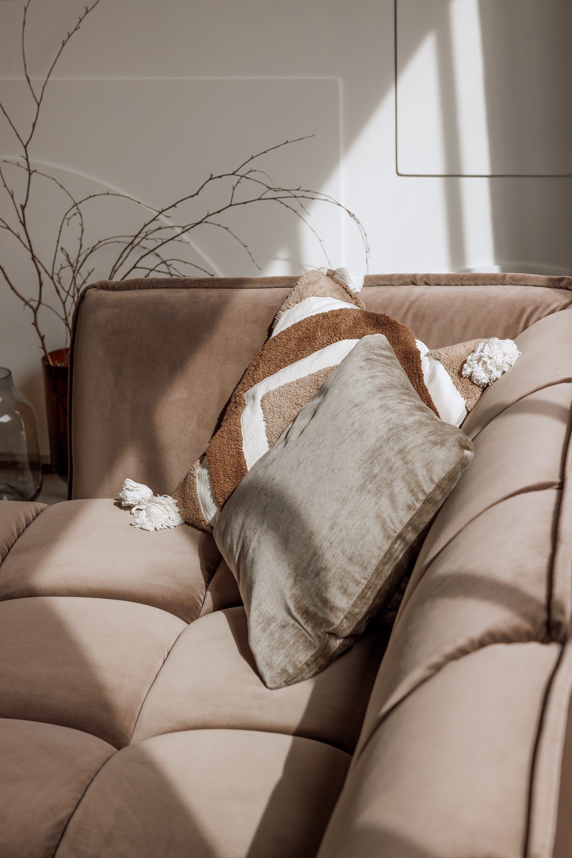 Clyde sofa med chaiselounge set 1, en del av kategorien Hjørnesofa - At Home Interiør