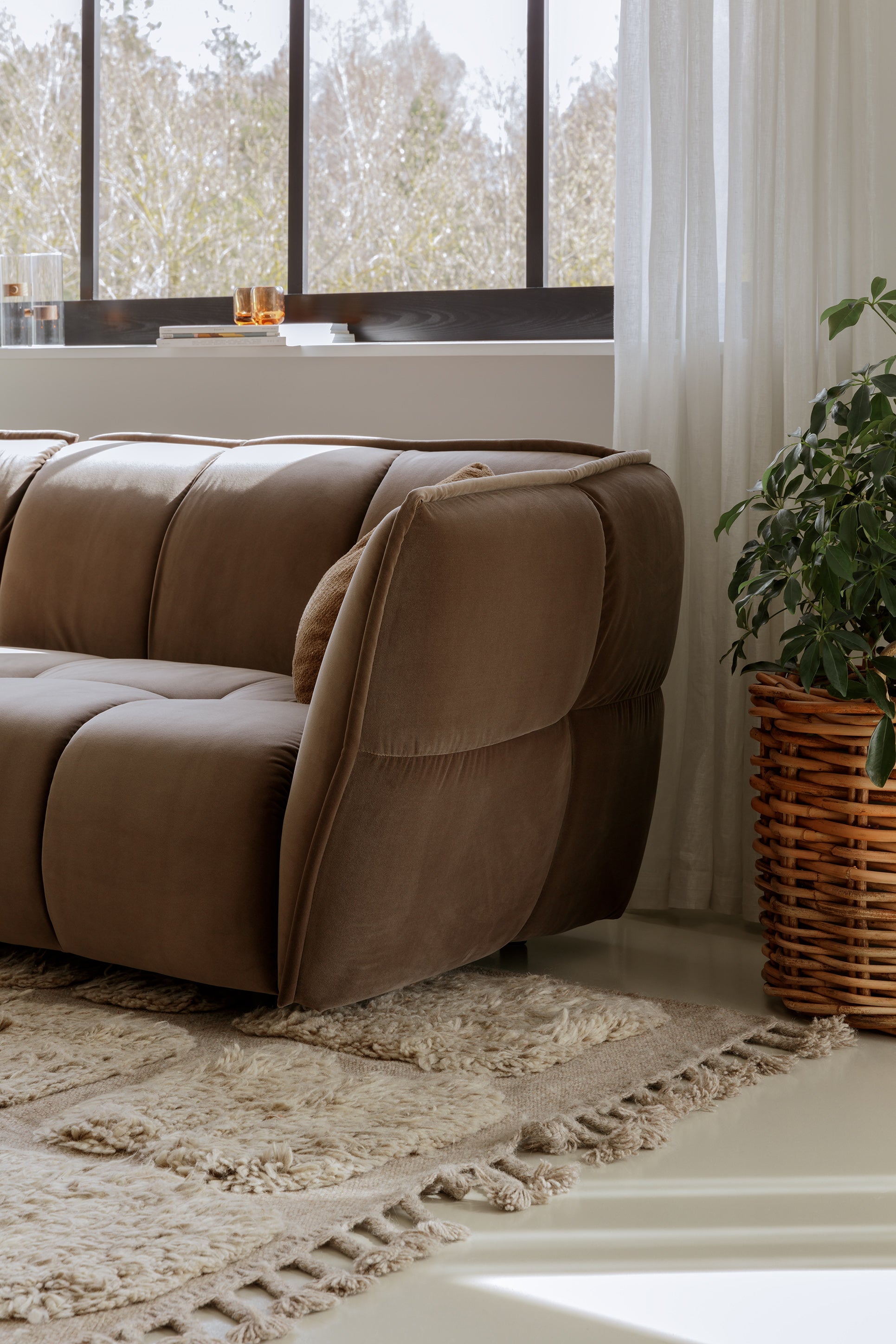 Clyde sofa med chaiselounge set 1, en del av kategorien Hjørnesofa - At Home Interiør
