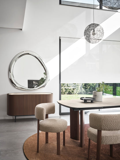 Asymmetrisk veggspeil fra Calligaris i italiensk design