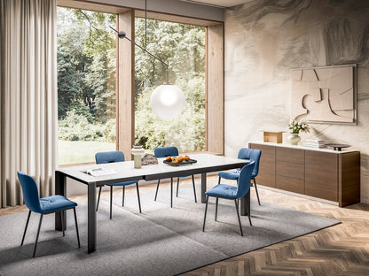 Delta spisebord 3 størrelser med utrekk