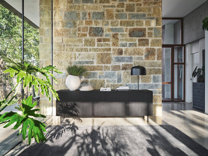 Vertical sjenk Canaletto/ sort spilefronter 181/241 cm