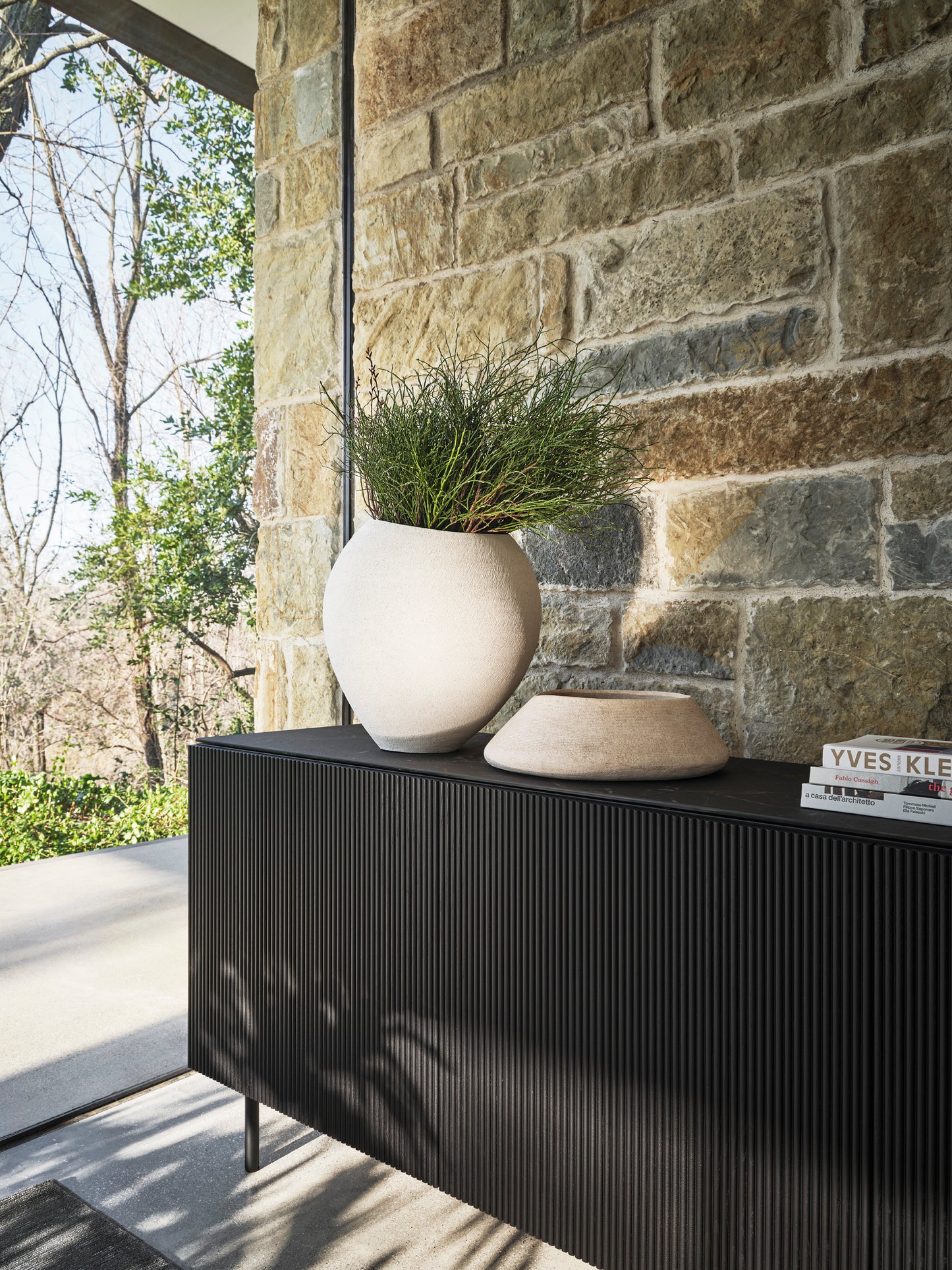 Vertical sjenk Canaletto/ sort spilefronter 181/241 cm