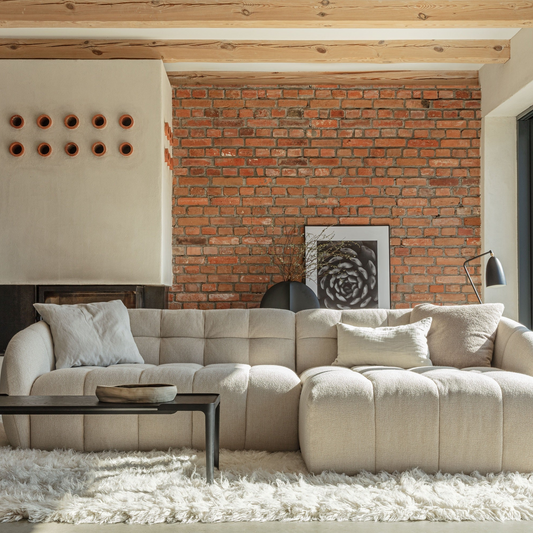 Cube sofa med sjeselong 272 × 192 cm