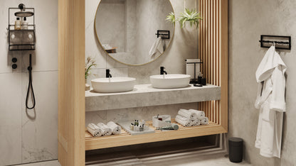 CUBIKO 5 Knaggrekke sort, en del av kategorien - At Home Interiør