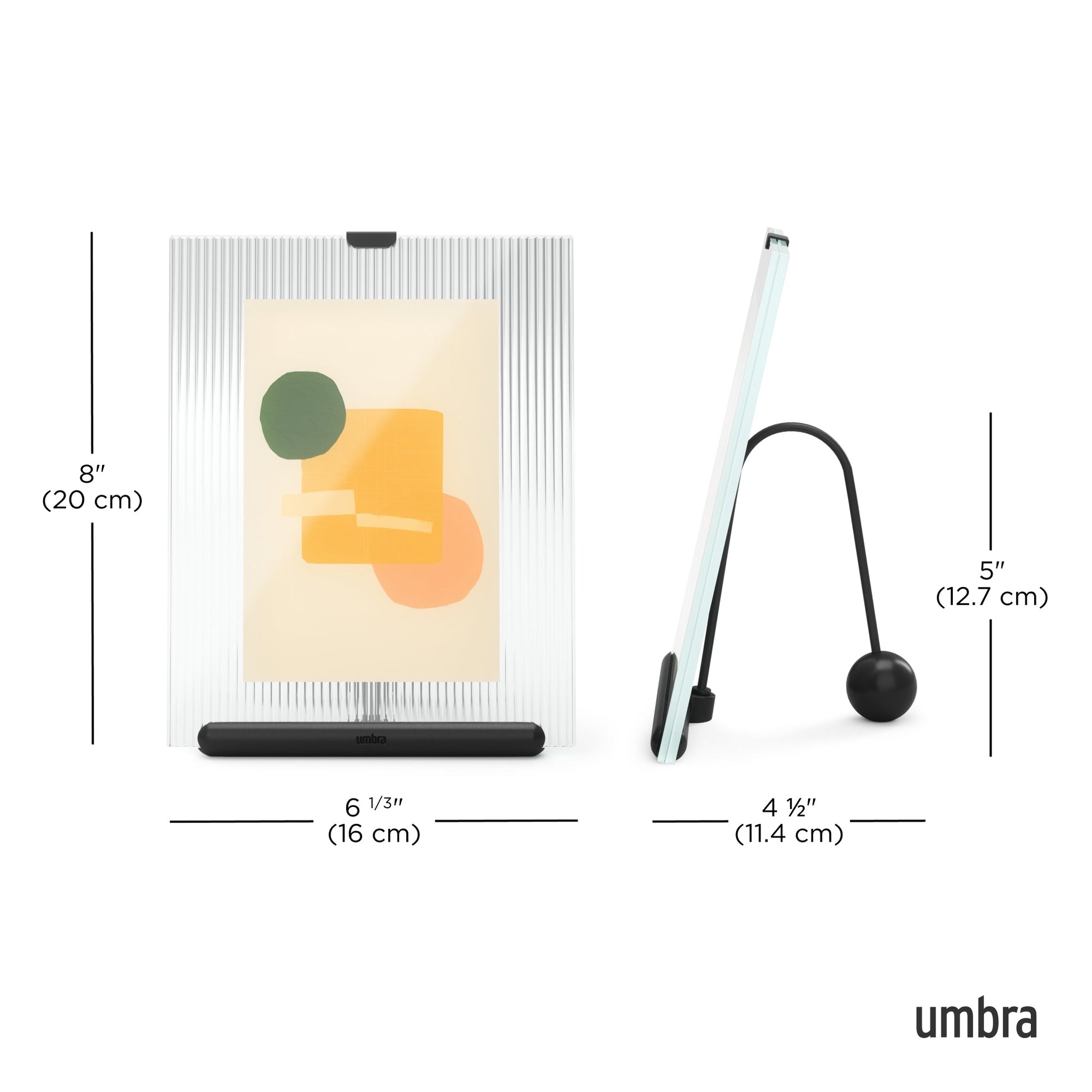 Flute Ramme, 16*20 Krom/sort, en del av kategorien Ramme - At Home Interiør