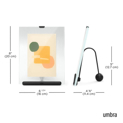 Flute Ramme, 16*20 Krom/sort, en del av kategorien Ramme - At Home Interiør