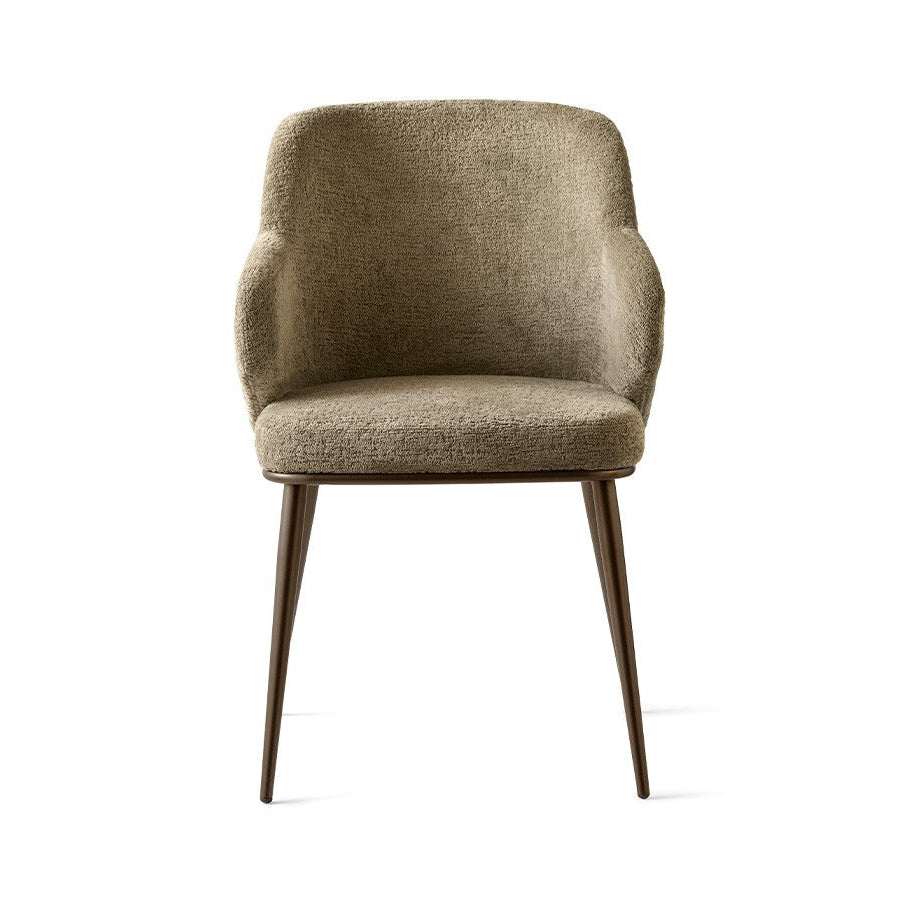 Foyer spisestuestol med arm, metallben, en del av kategorien spisestuestol - At Home Interiør