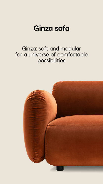 Ginza Sofa oppsett Medium, Vareprøve salg, en del av kategorien Hjørnesofa - At Home Interiør