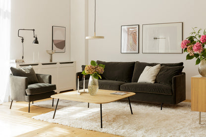 Julia 3-seter XL sofa sett fra en annen vinkel – møbelfaghandel i Oslo