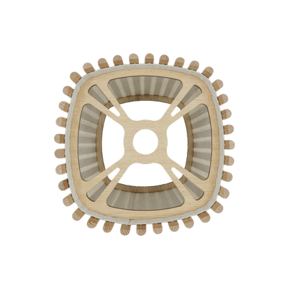 Komorebi Firkantet Lampeskjerm 2 Størrelser og 2 tre farger, en del av kategorien Lampeskjerm - At Home Interiør