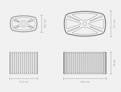 Komorebi Rektangel Lampeskjerm 2 Størrelser og 2 tre farger, en del av kategorien Lampeskjerm - At Home Interiør