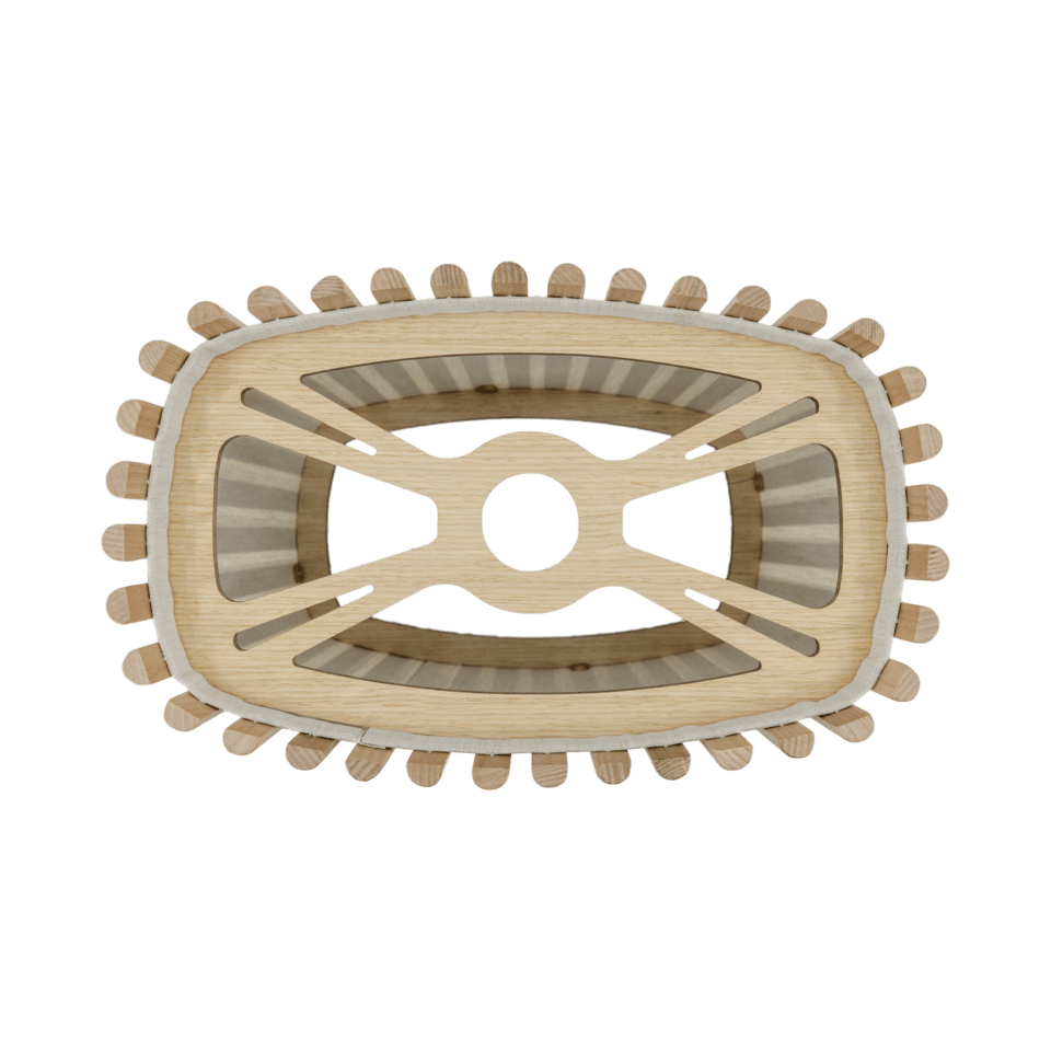 Komorebi Rektangel Lampeskjerm 2 Størrelser og 2 tre farger, en del av kategorien Lampeskjerm - At Home Interiør