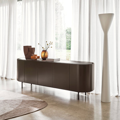 LAKE Skjenk 5 dører 225 cm Bronze – @HOME Interiør Oslo