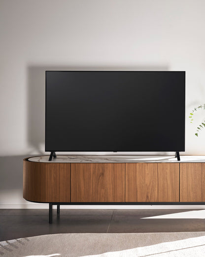 LAKE tvbenk 5 dører 225 cm, en del av kategorien skap - At Home Interiør