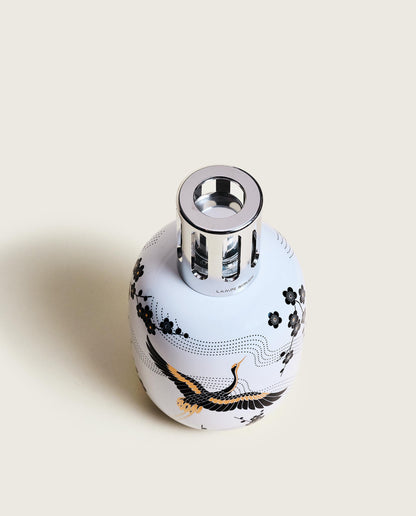 Maison Berger Sakura duftlampe – hvit porselen – lampen sett ovenfra