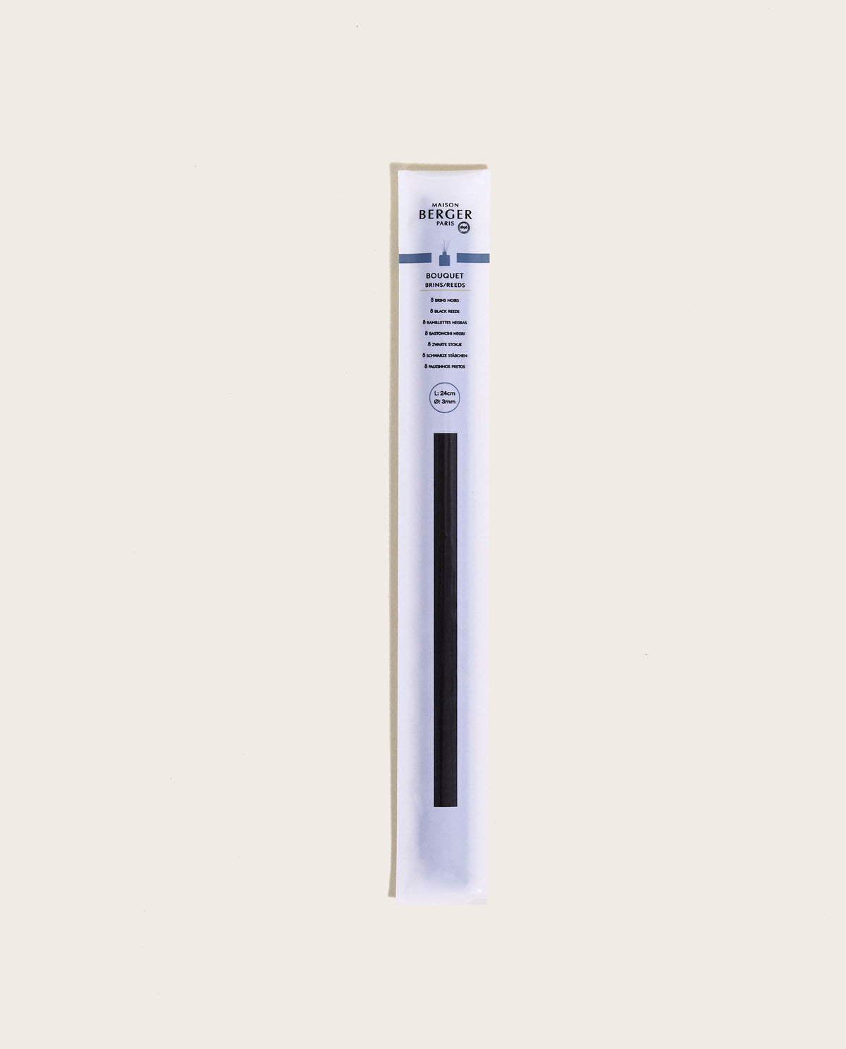 Maison Berger Duftpinner 24 cm – pakke med 8 stk. – pakke med sorte duftpinner