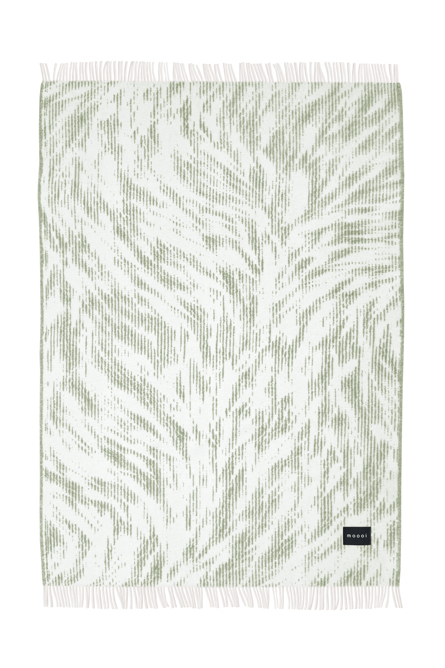 Moooi Blushing Sloth Olive cream Ullpledd, en del av kategorien Pledd - At Home Interiør