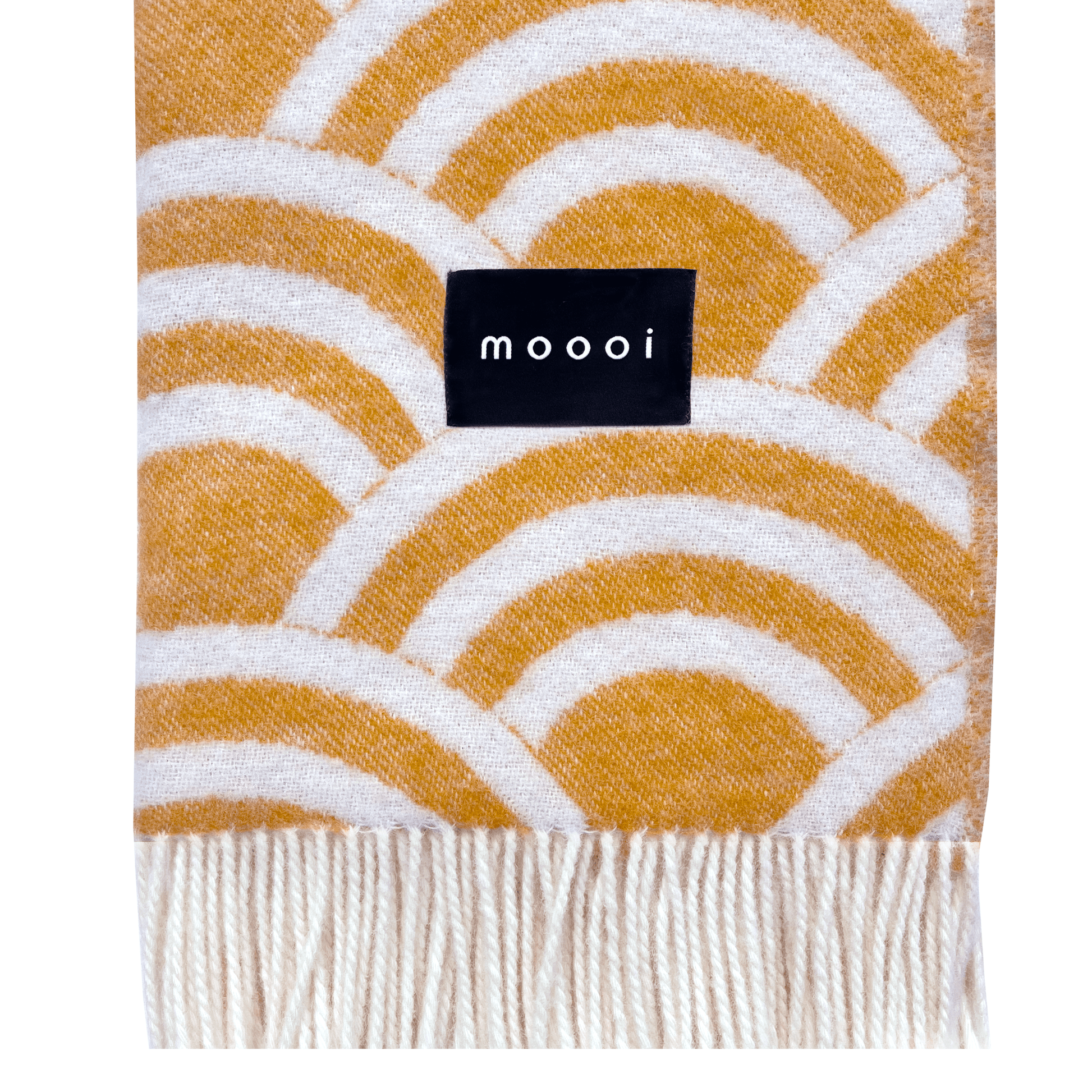 Moooi Lucky O's Blanket Amber Ullpledd, en del av kategorien Pledd - At Home Interiør