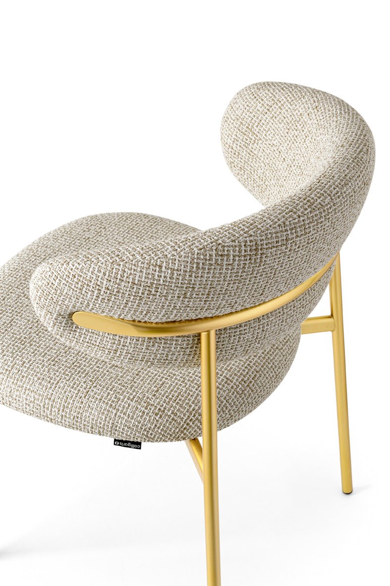 Oleandro spisestuestol med metallben, en del av kategorien spisestuestol - At Home Interiør