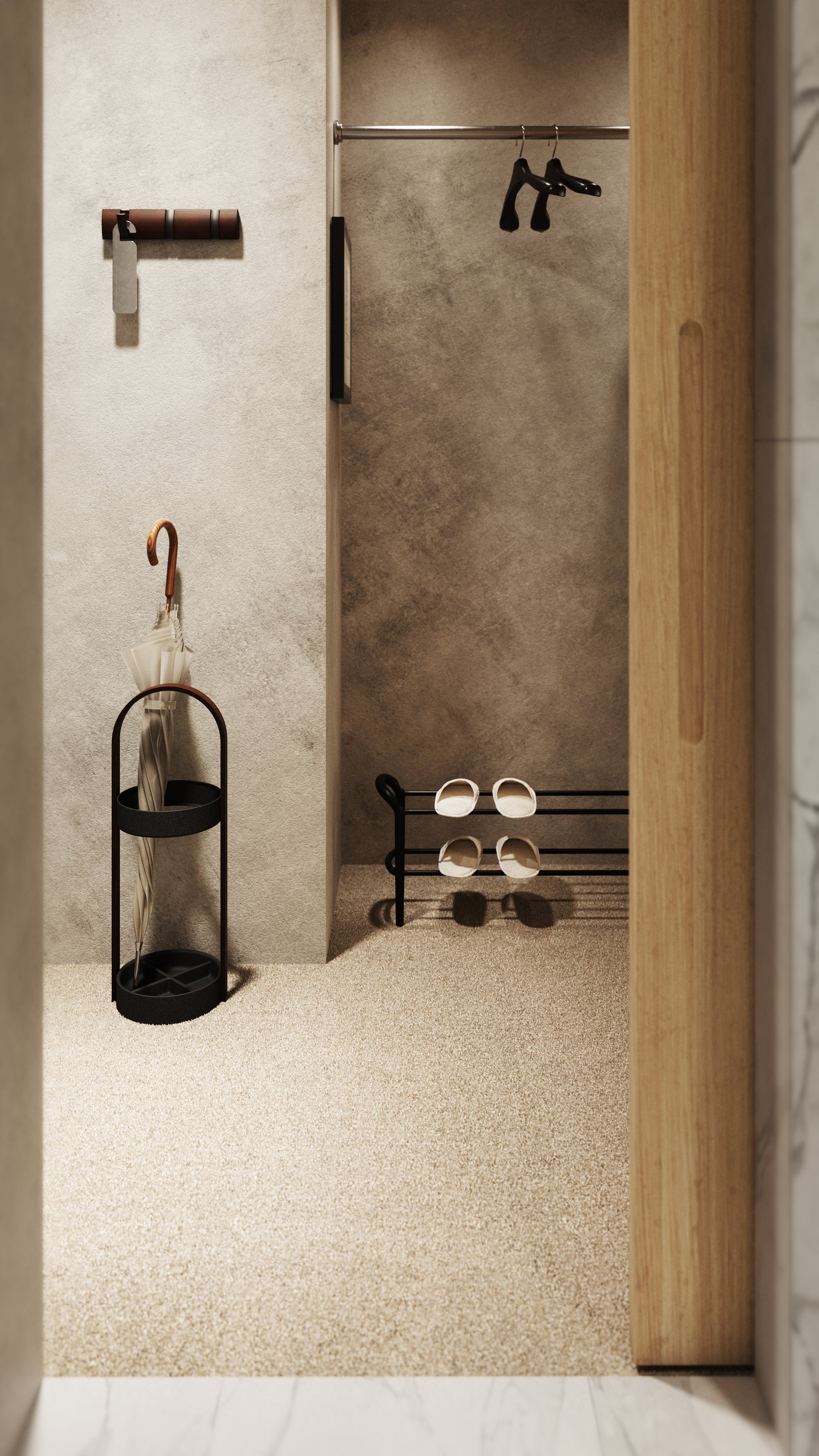 Paraplystativ Bellwood sort, en del av kategorien - At Home Interiør