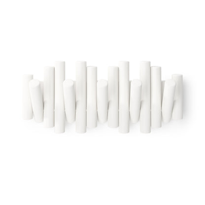 Picket knaggrekke hvit – funksjonelt design som også er veggkunst, en del av kategorien - At Home Interiør