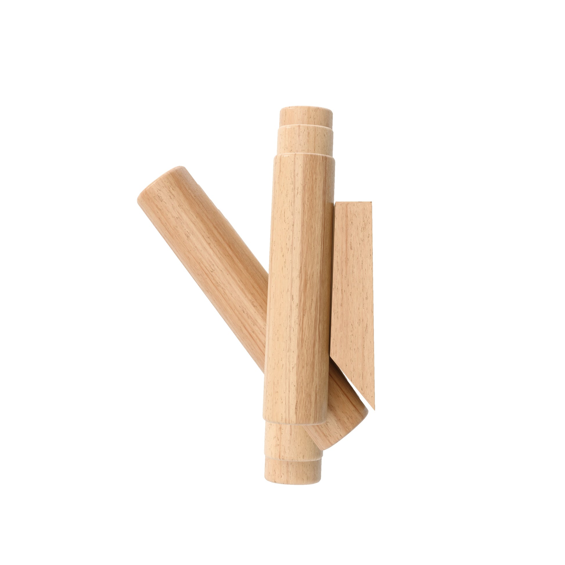 Picket knaggrekke natur – funksjonelt design som også er veggkunst, en del av kategorien - At Home Interiør