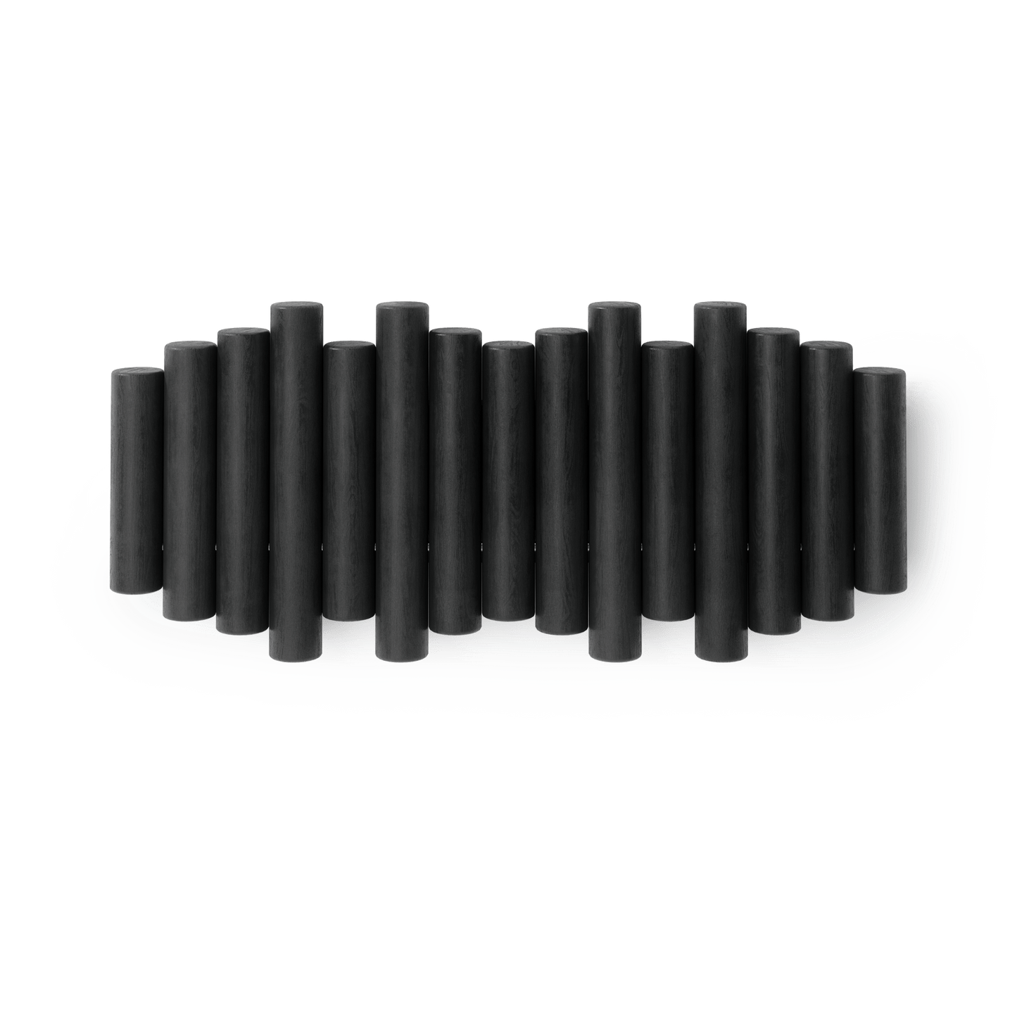 Picket knaggrekke sort– funksjonelt design som også er veggkunst, en del av kategorien - At Home Interiør