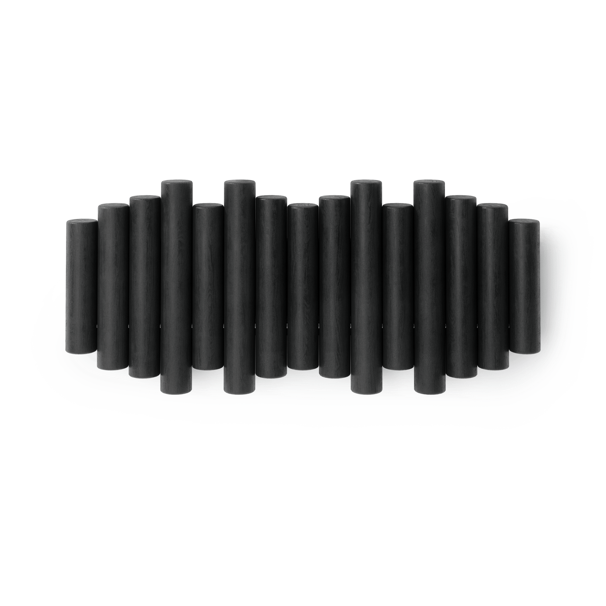 Picket knaggrekke sort– funksjonelt design som også er veggkunst, en del av kategorien - At Home Interiør