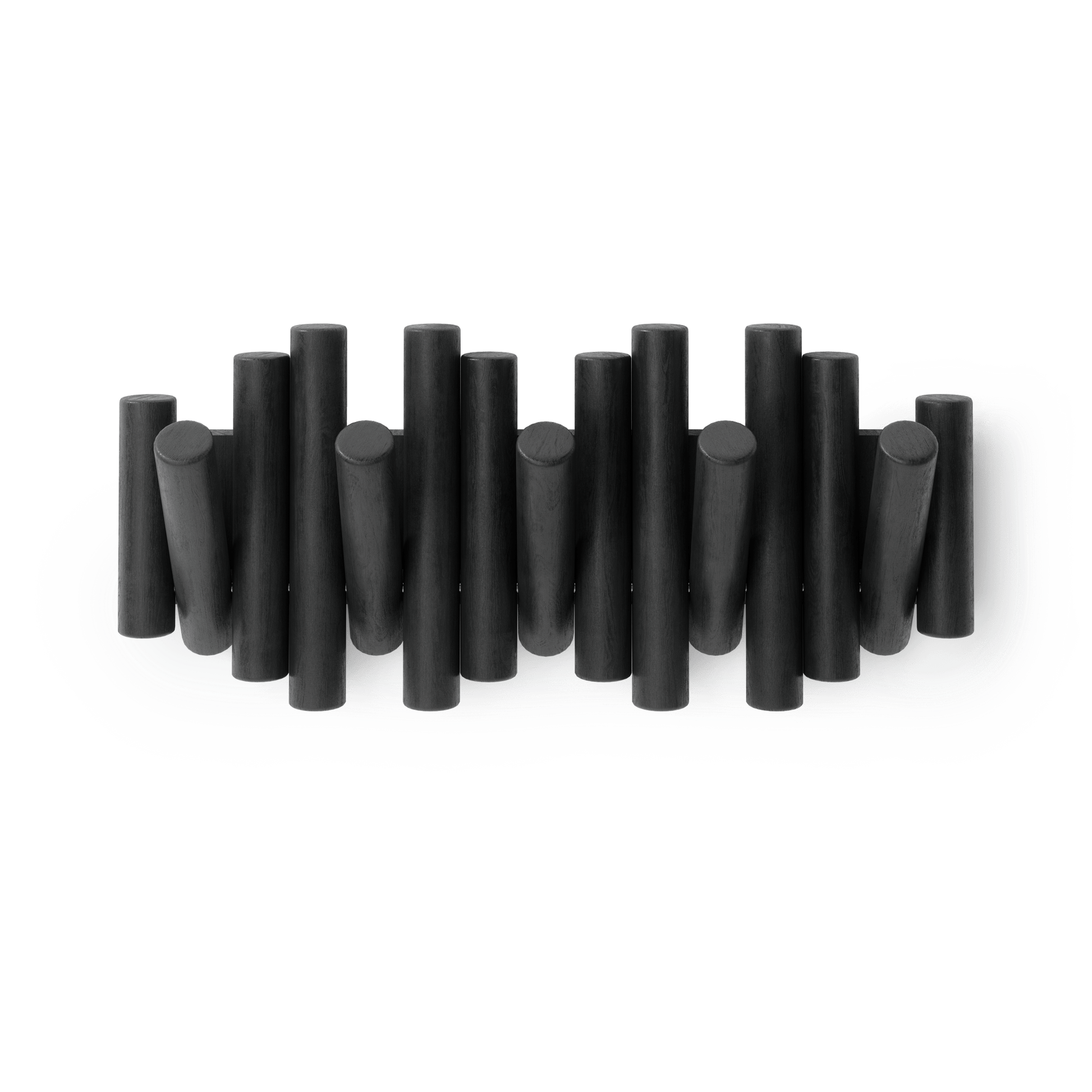 Picket knaggrekke sort– funksjonelt design som også er veggkunst, en del av kategorien - At Home Interiør