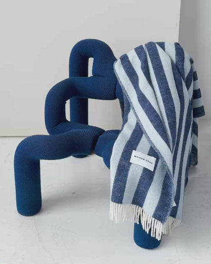 Candy wrap Pyntepute ull Navy Ice blue