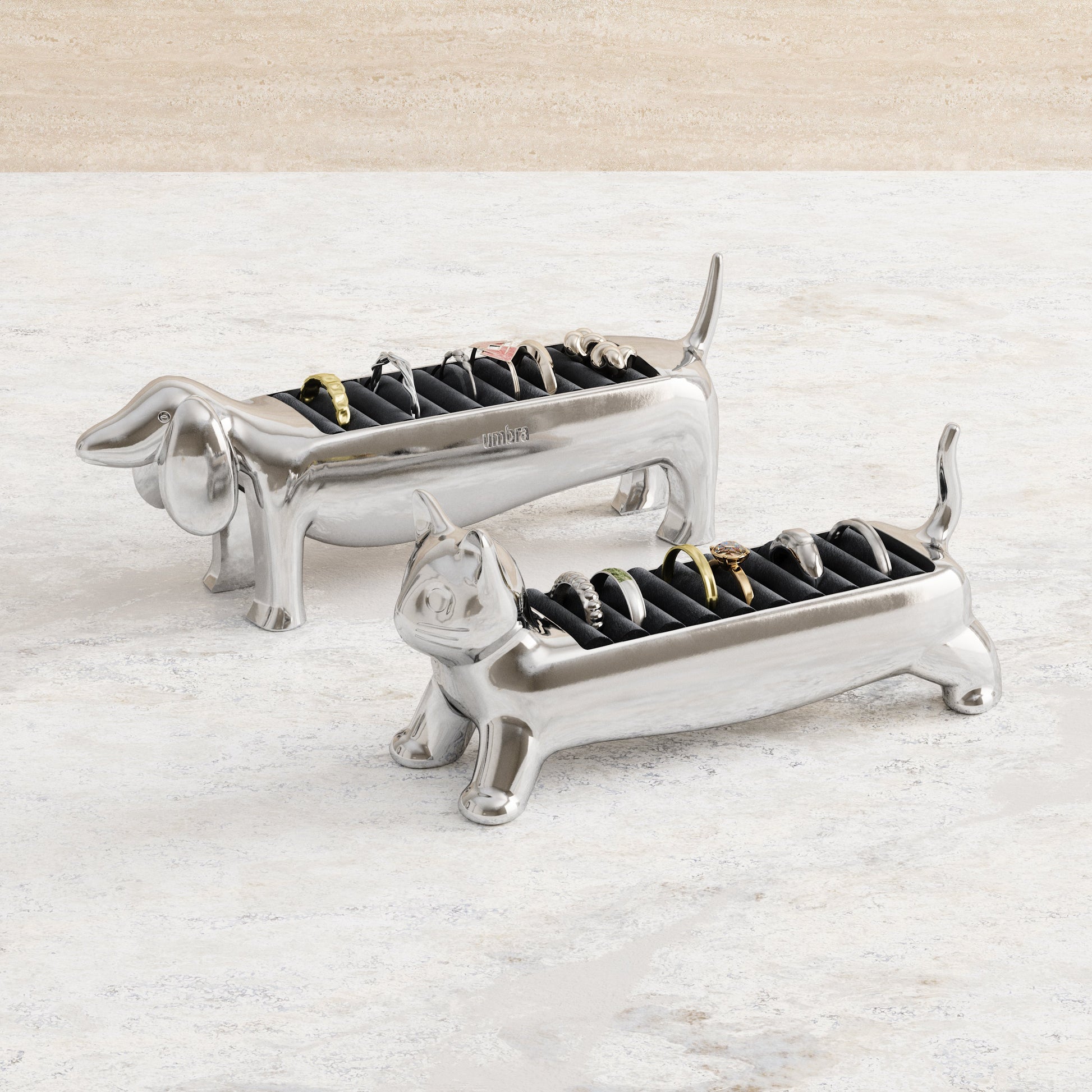 Ringholder Alicat chrome, en del av kategorien - At Home Interiør