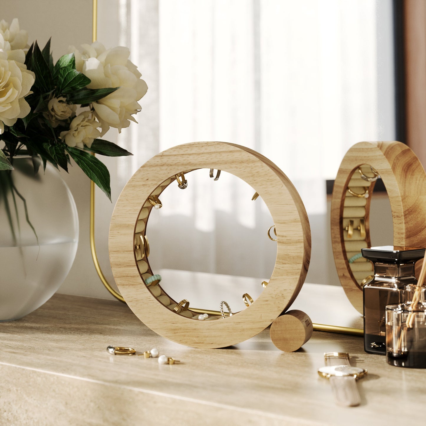 Ringholder FERRIS eik, en del av kategorien - At Home Interiør