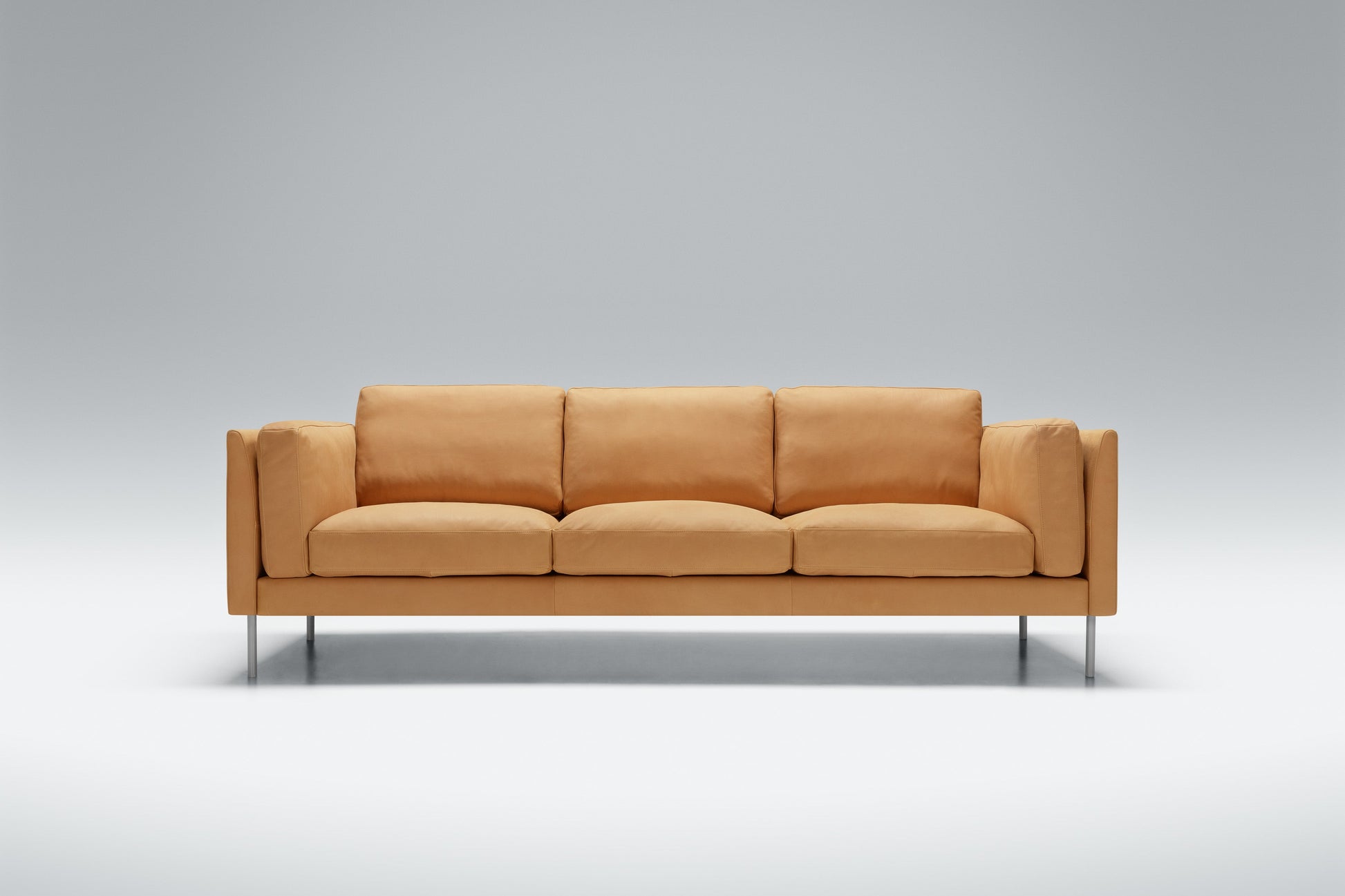 Sigge 3,5 seter sofa, Anilin skinn, en del av kategorien 4 - seter - At Home Interiør