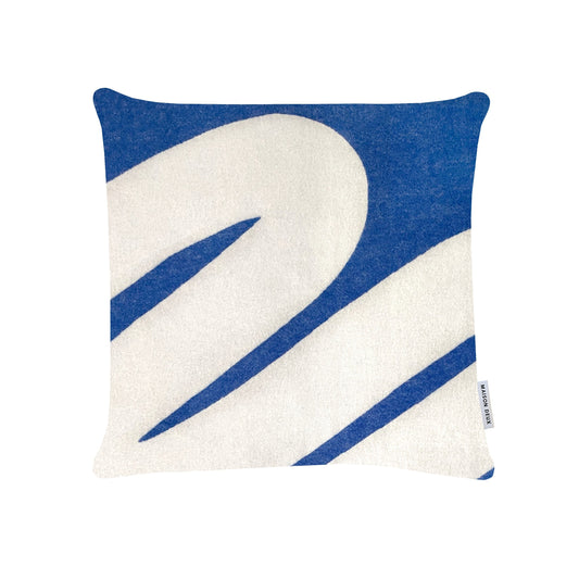 Swirl Pyntepute ull Cobalt, en del av kategorien Pute - At Home Interiør