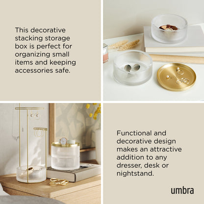 Tesora smykkeskrin glass, en del av kategorien Småsaker - At Home Interiør