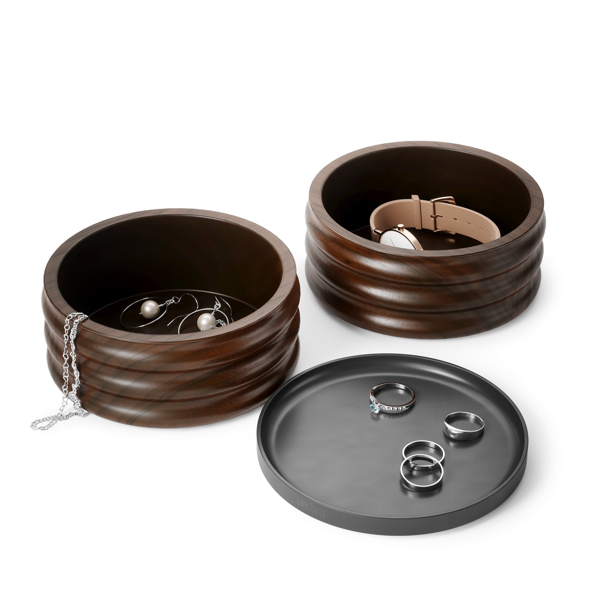 Tesora smykkeskrin, valnøtt, en del av kategorien Småsaker - At Home Interiør