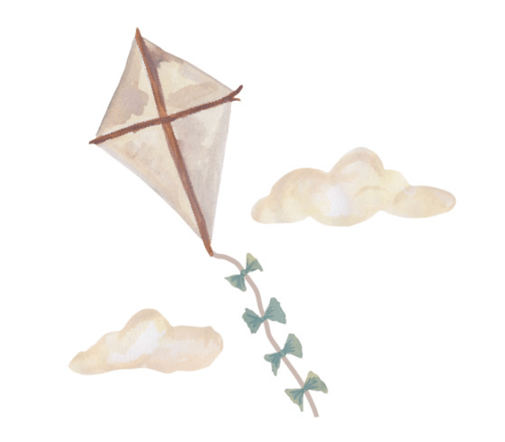 That's Mine Wallsticker Kite large, en del av kategorien Wallstickers - At Home Interiør