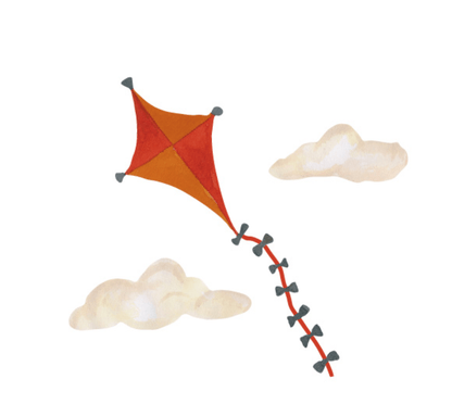 That's Mine Wallsticker Kite Small, en del av kategorien Wallstickers - At Home Interiør