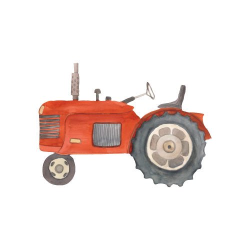 That's Mine Wallsticker Retro Tractor, en del av kategorien Wallstickers - At Home Interiør