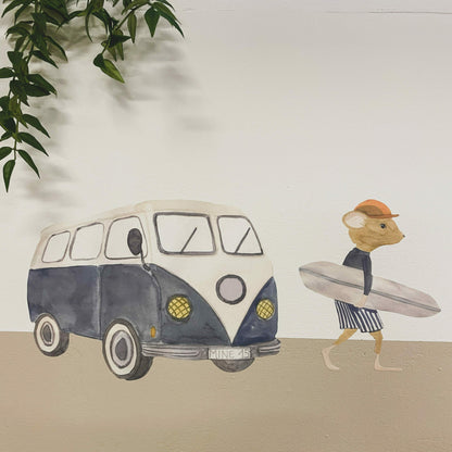 That's Mine Wallsticker Retro Van, en del av kategorien Wallstickers - At Home Interiør