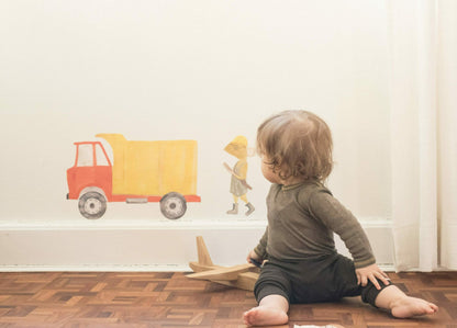 That's Mine Wallsticker Steve The Builder, en del av kategorien Wallstickers - At Home Interiør