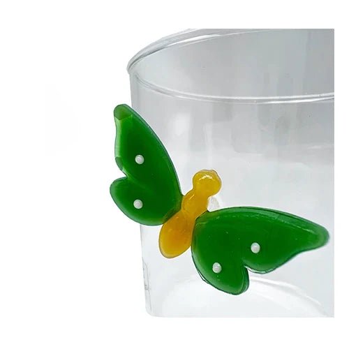 Tumbler Green Butterfly, en del av kategorien Glass - At Home Interiør