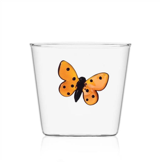 Tumbler Red Butterfly, en del av kategorien Glass - At Home Interiør