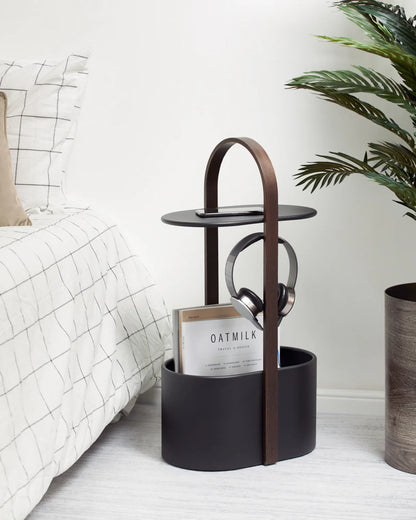 Bellwood sidebord med oppbevaring hvit/sort