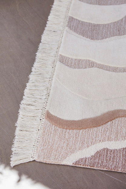 Zuleika ivory beige wool, gulvteppe, flere størrelser, en del av kategorien - At Home Interiør