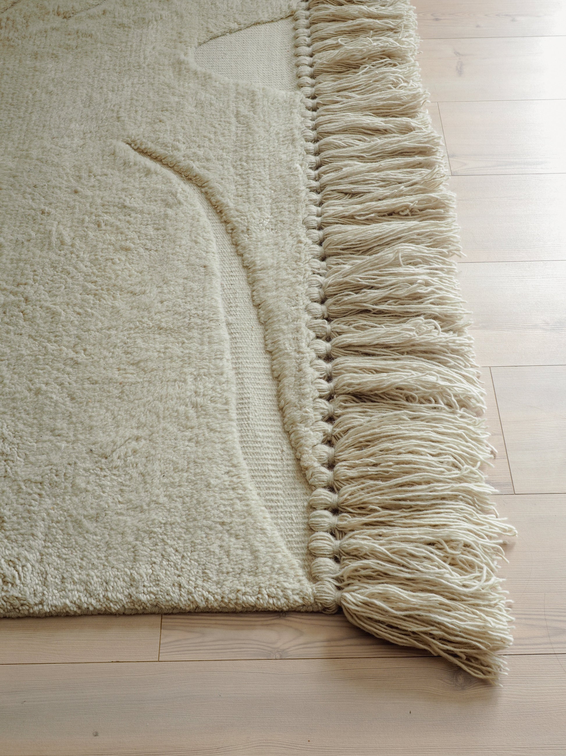 Zuleika Pearl ivory wool, gulvteppe, flere størrelser, en del av kategorien - At Home Interiør